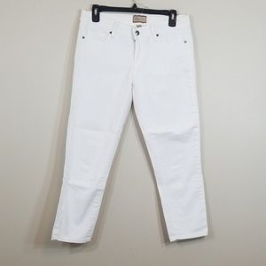 Paige White Premium Denim Roxy Capri